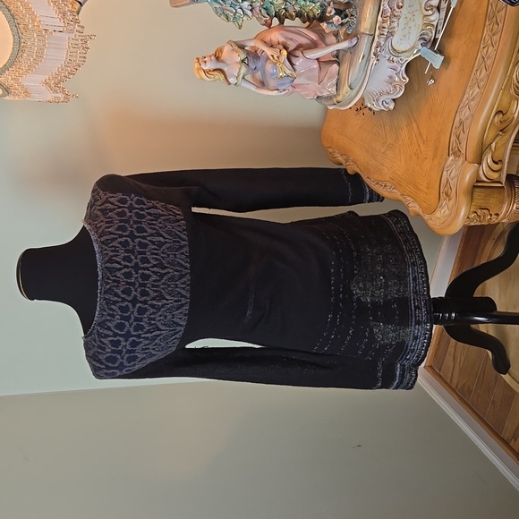 🎁 Free People wool blend black sweater - Picture 4 of 6
